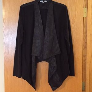 CAbi Owens Jacket, like new, leather-like accents